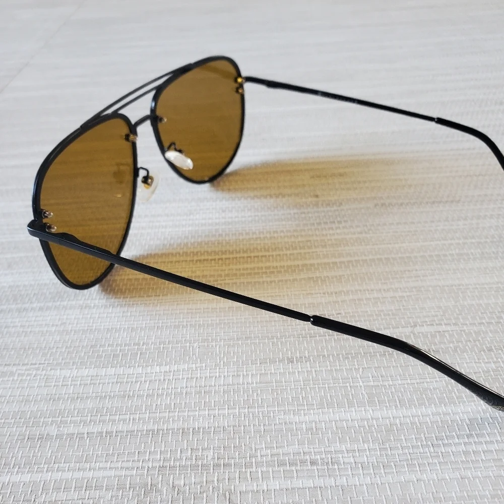 Oversized Unisex Aviator Style Polarized Rimless Sunglasses NEW